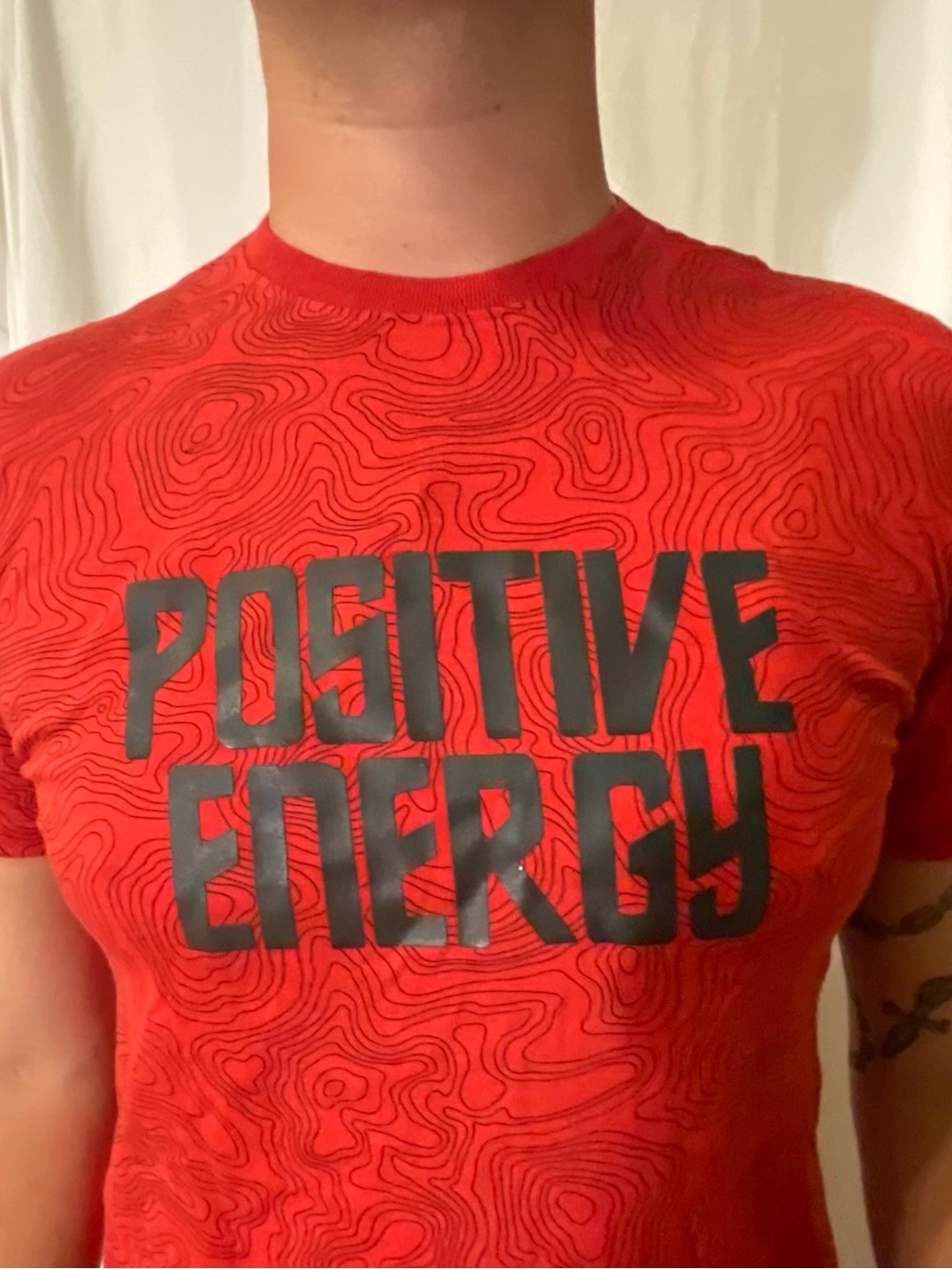 Seven Souls “Positive Energy” Red T-shirt men’s size medium